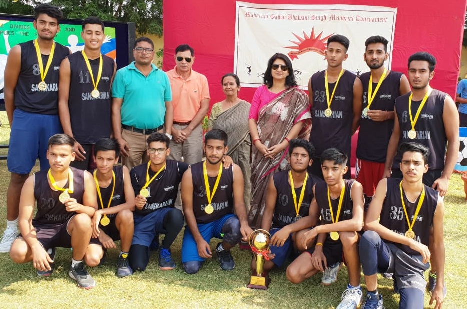 Sanskar School wins the 8th Maharaja Sawai Bhawani Singh Basketball Tournament